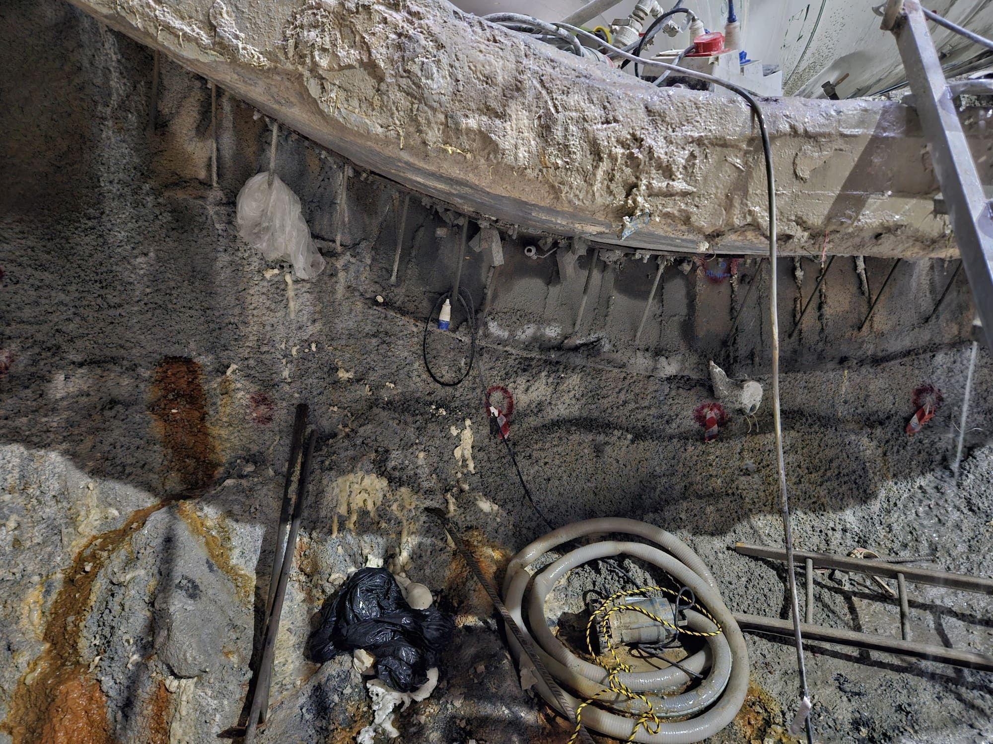 ongoing process for waterproofing